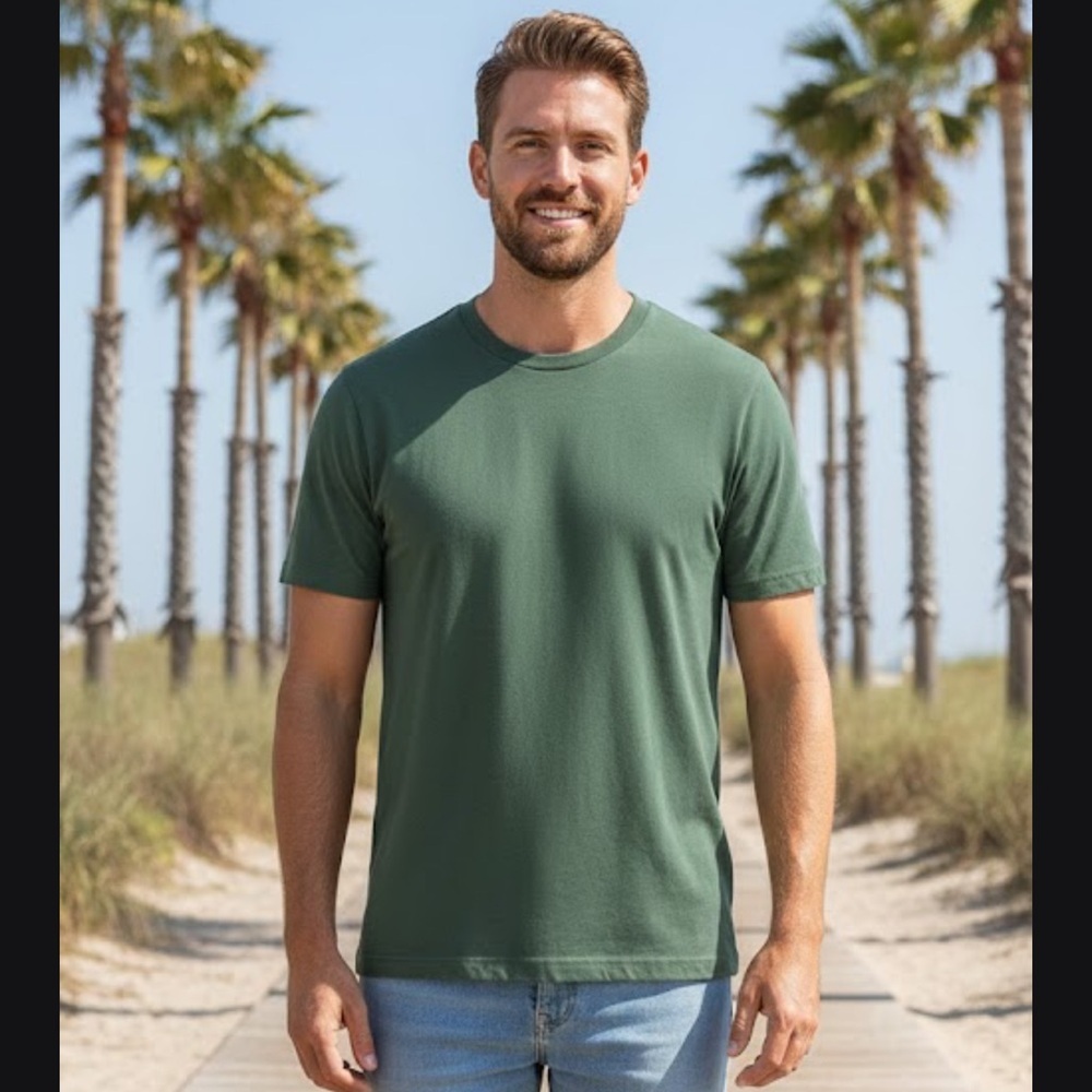 J. Crew Forest Green Short Sleeve Tee